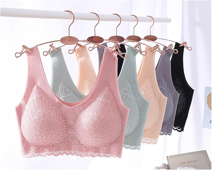 Thai Latex Bra Women One Piece Wire Free Seamless Underwear Comfortable Sports Bras
