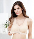 Thai Latex Bra Women One Piece Wire Free Seamless Underwear Comfortable Sports Bras