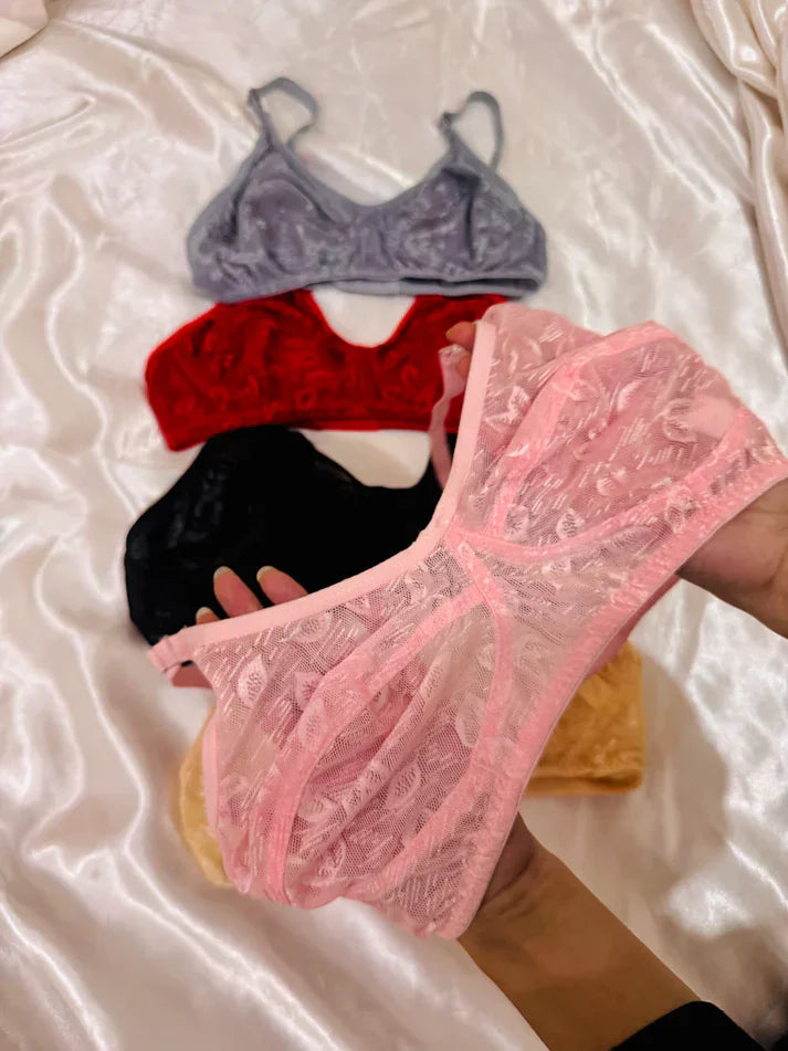 BUY ONE GET ONE FREE ! Summer Cotton Net Bra