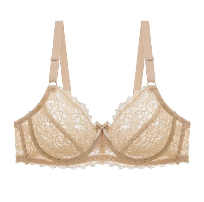 Transparent Cotton Bras – Pack of 2 | Non-Padded, Non-Wired, Full Net Design